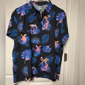 Brand New Dutch Bros Hawaiian Button Up